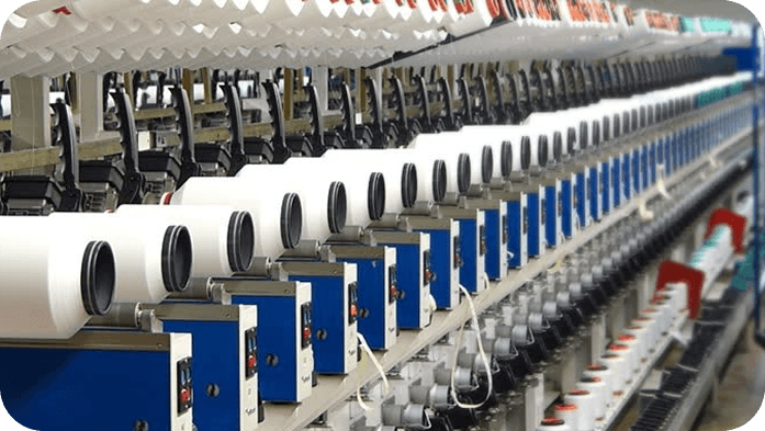 Textile manufacturing machinery
