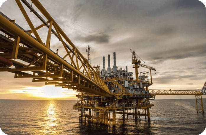 Offshore oil and gas platform