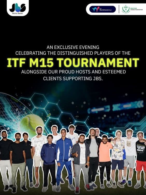 JBS sponsors ITF M15 Tournament and hosts closing evening for players and partners