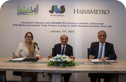 InfraZamin Pakistan and HABIBMETRO Partner with JBS for PKR 800 Million Trade Finance