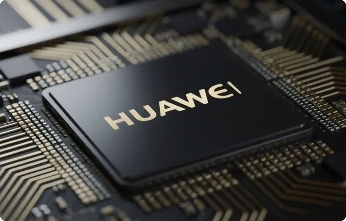Huawei chipset close-up