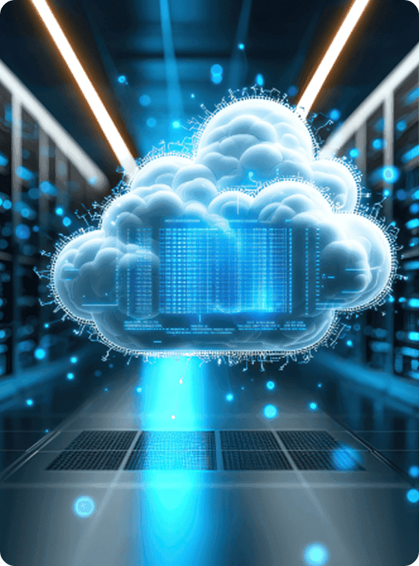 Cloud infrastructure in a data center