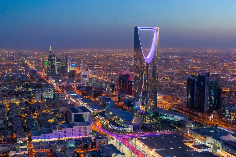 Saudi Arabia office map